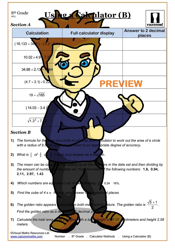 Calculator Riddles Activity EZ Worksheet